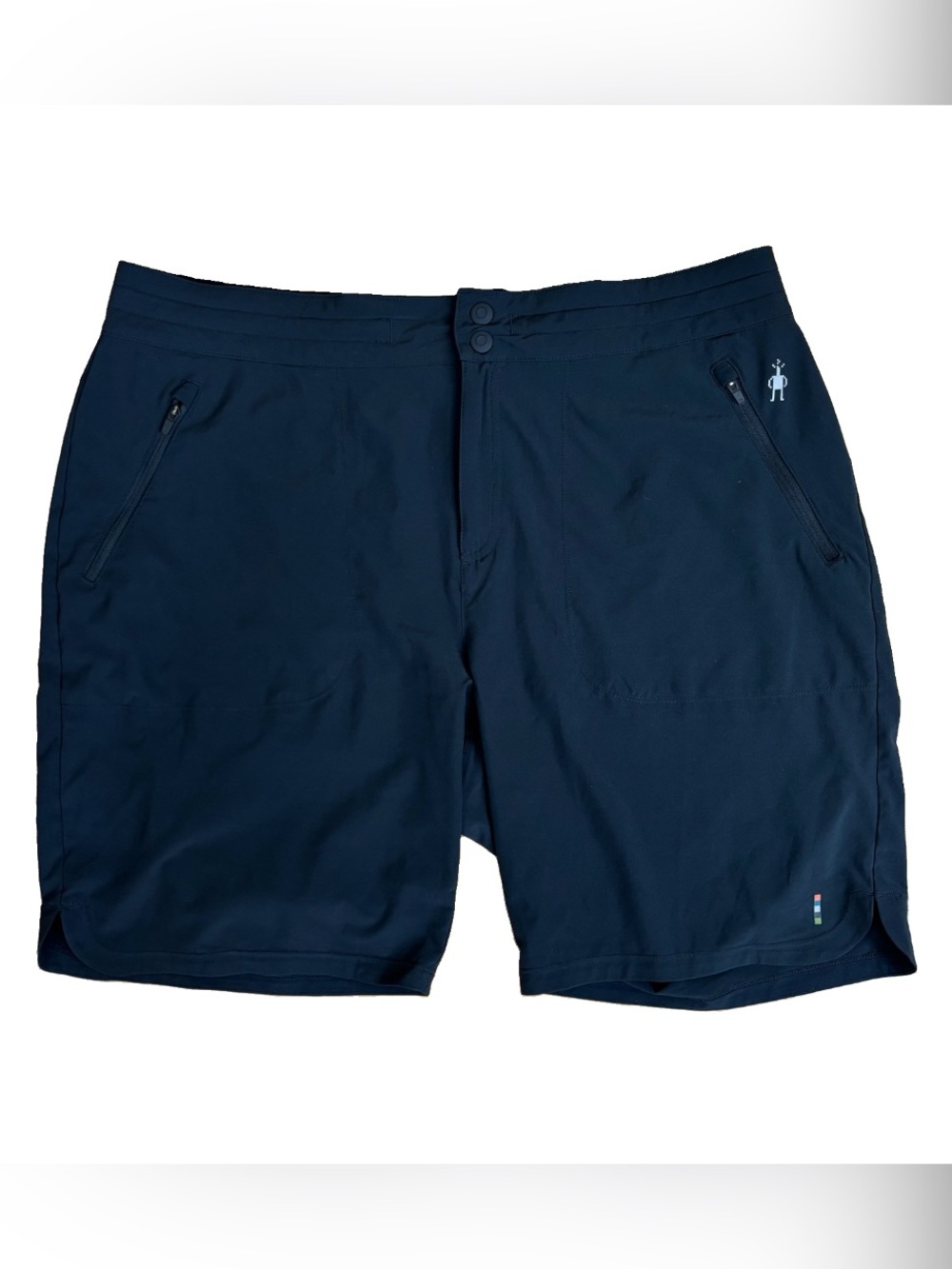 Smartwool Women’s Shorts Size Large Hiking Shorts Drawstring Black Outdoors